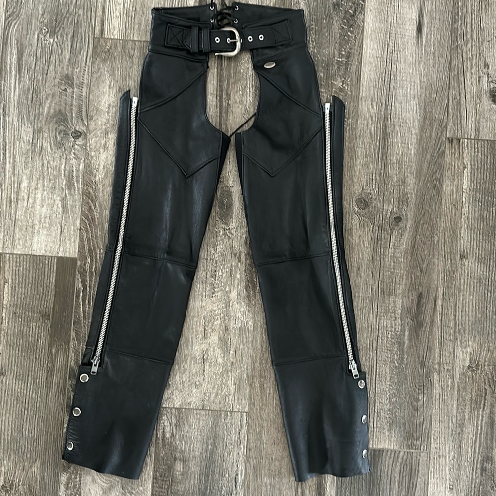 Harley Davidson, genuine, leather women’s chaps
